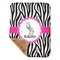 Zebra Sherpa Baby Blanket - 30" x 40" w/ Name or Text