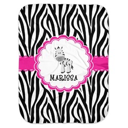 Zebra Baby Swaddling Blanket (Personalized)