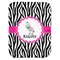 Zebra Baby Swaddling Blanket - Flat