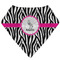 Zebra Bandana Bib (Personalized)