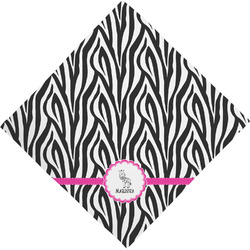 Zebra Dog Bandana Scarf w/ Name or Text