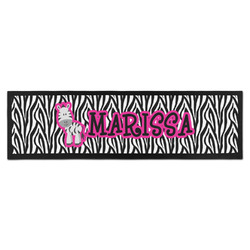 Zebra Bar Mat (Personalized)