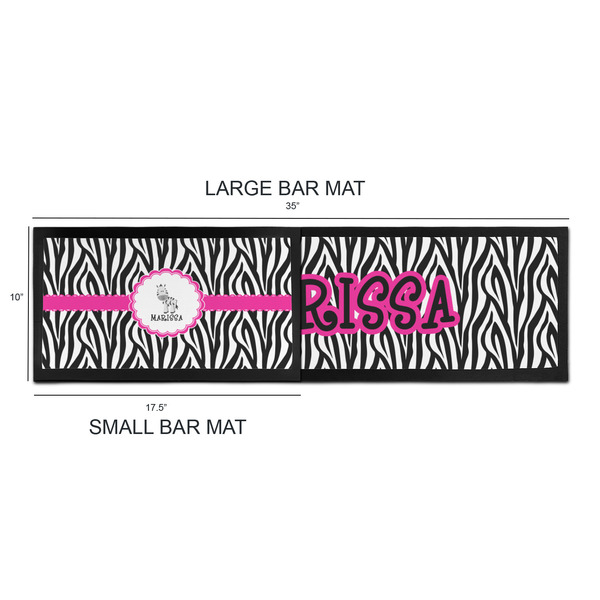Zebra Bar Mats - Sizing Chart