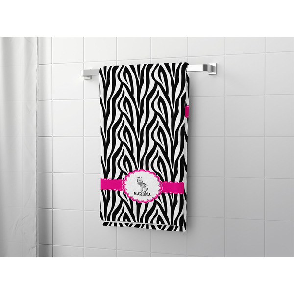 Zebra Bath Towel - LIFESTYLE