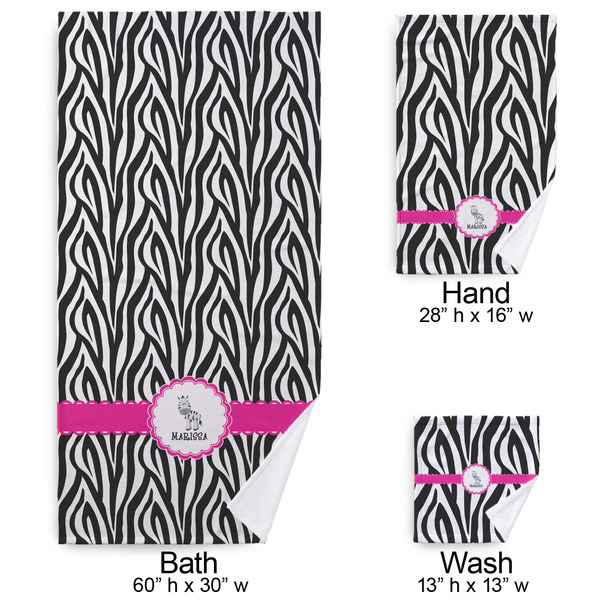 Zebra Bath Towel Sets - 3-piece - Approval