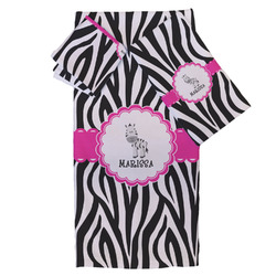 Zebra Bath Towel Set - 3 Pcs (Personalized)