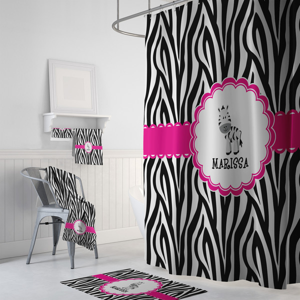 Zebra Bath Towel Sets - 3-piece - In Context