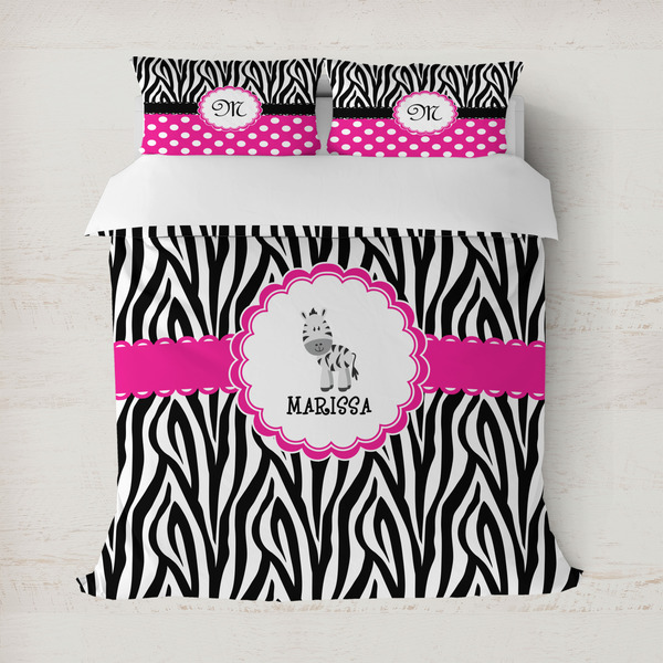 Custom Zebra Duvet Cover (Personalized)
