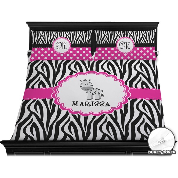 Zebra Bedding Set (King) - Duvet