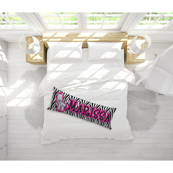 Zebra Body Pillow - LIFESTYLE