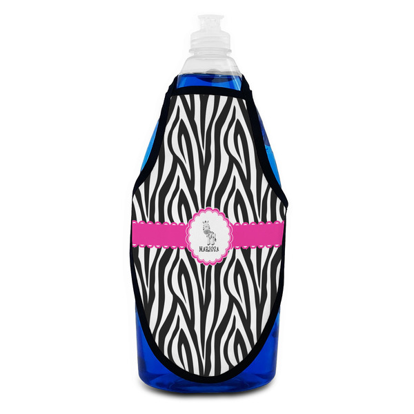 Zebra Bottle Apron - Soap - FRONT