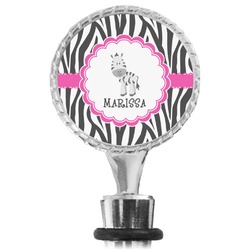 Zebra Wine Bottle Stopper (Personalized)