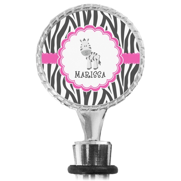 Zebra Bottle Stopper Main View