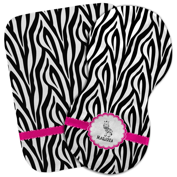 Custom Zebra Burp Cloth (Personalized)