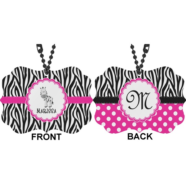 Zebra Car Ornament (Approval)