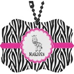 Zebra Rear View Mirror Charm (Personalized)