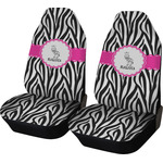Zebra Car Seat Covers (Set of Two) (Personalized)