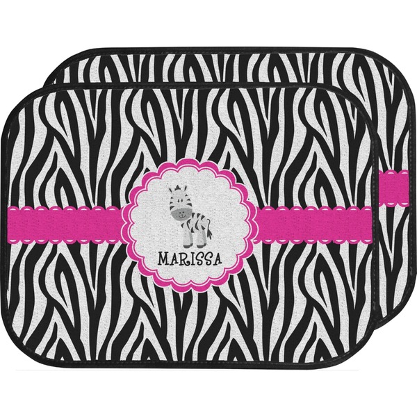 Zebra Custom Car Floor Mats (Back Seat)