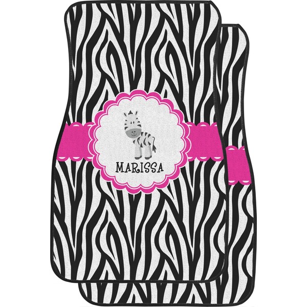 Zebra Custom Car Floor Mats (Front Seat)