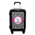Zebra Carry On Hard Shell Suitcase (Personalized)