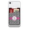 Zebra Cell Phone Credit Card Holder w/ Phone
