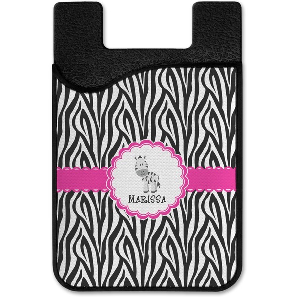 Zebra Cell Phone Credit Card Holder