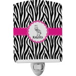 Zebra Ceramic Night Light (Personalized)