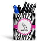 Zebra Ceramic Pen Holder