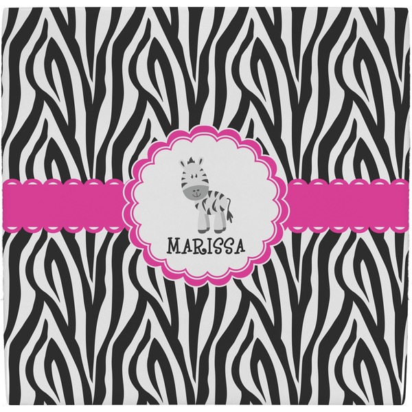 Custom Zebra Ceramic Tile Hot Pad (Personalized)