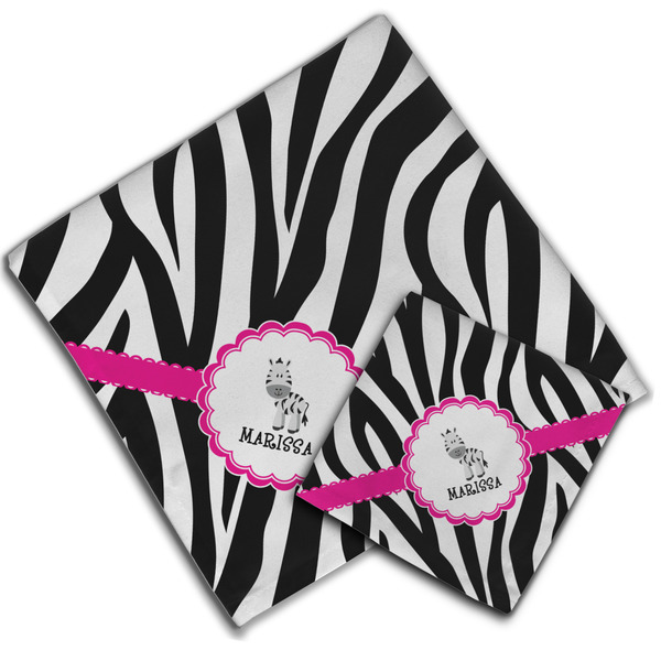 Zebra Cloth Napkins - Personalized Lunch & Dinner (PARENT MAIN)