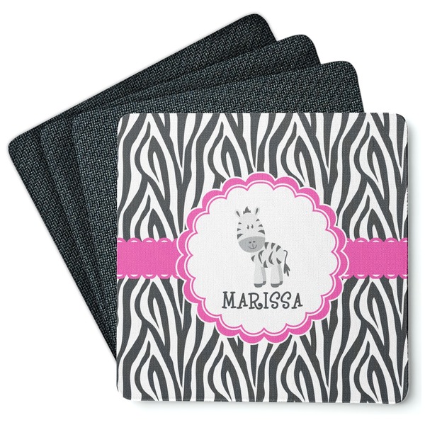Zebra Coaster Rubber Back - Main