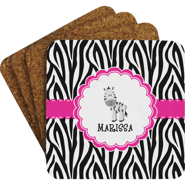 Zebra Coaster Set (Personalized)