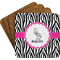 Zebra Coaster Set (Personalized)