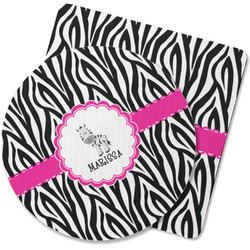 Zebra Rubber Backed Coaster (Personalized)