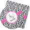 Zebra Rubber Backed Coaster (Personalized)