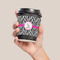 Zebra Coffee Cup Sleeve - LIFESTYLE