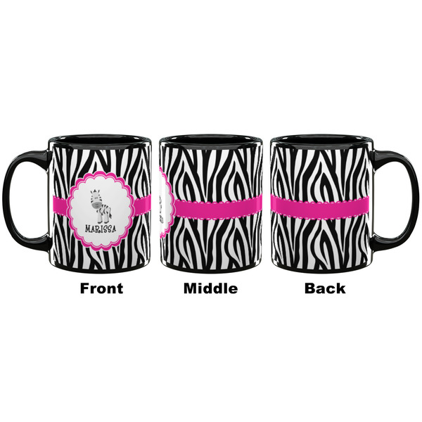 Zebra Coffee Mug - 11 oz - Black APPROVAL