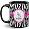 Zebra Coffee Mug - 11 oz - Full- Black