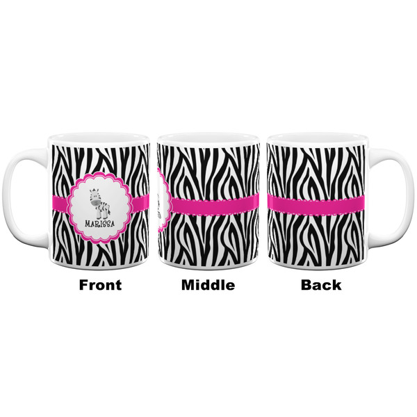 Zebra Coffee Mug - 11 oz - White APPROVAL