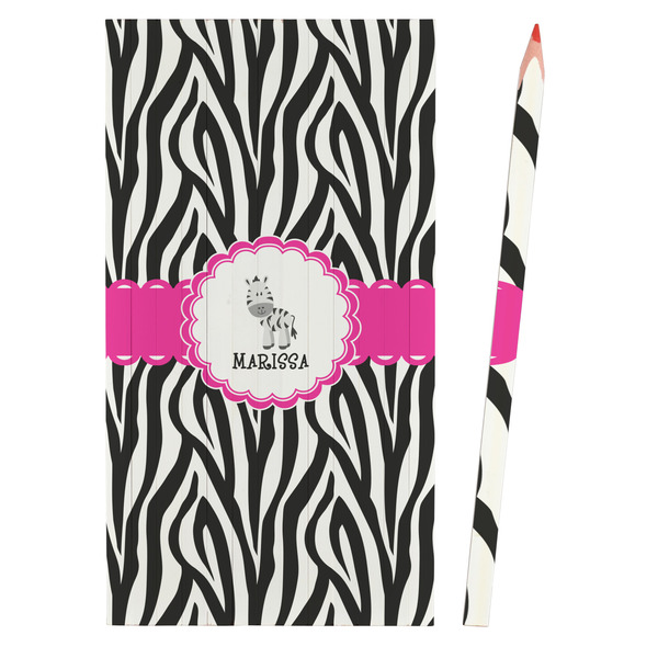 Zebra Colored Pencils - Front View
