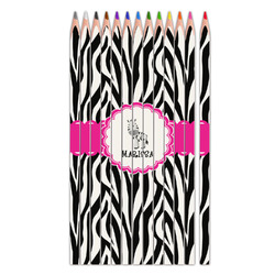 Zebra Colored Pencils (Personalized)