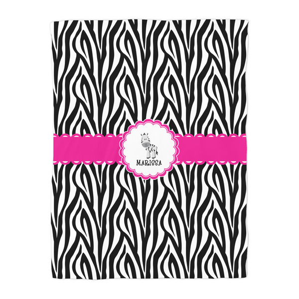 Zebra Comforter - Twin - Front