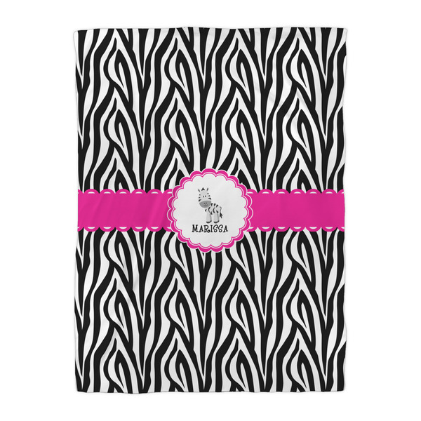 Zebra Comforter - Twin XL - Front