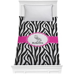 Zebra Comforter - Twin (Personalized)