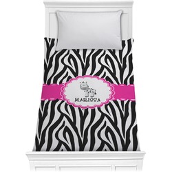 Zebra Comforter - Twin (Personalized)