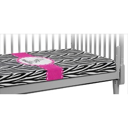 Zebra Crib Fitted Sheet (Personalized)