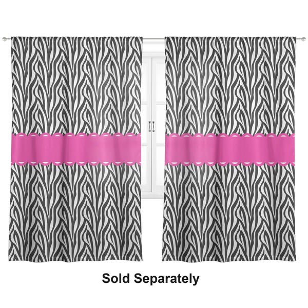 Custom Zebra Curtain Panel - Custom Size