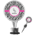 Zebra Wine Bottle Stopper (Personalized)