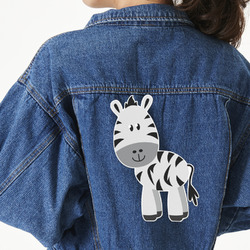 Zebra Twill Iron On Patch - Custom Shape - 3XL