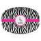 Zebra Plastic Platter - Microwave & Oven Safe Composite Polymer (Personalized)